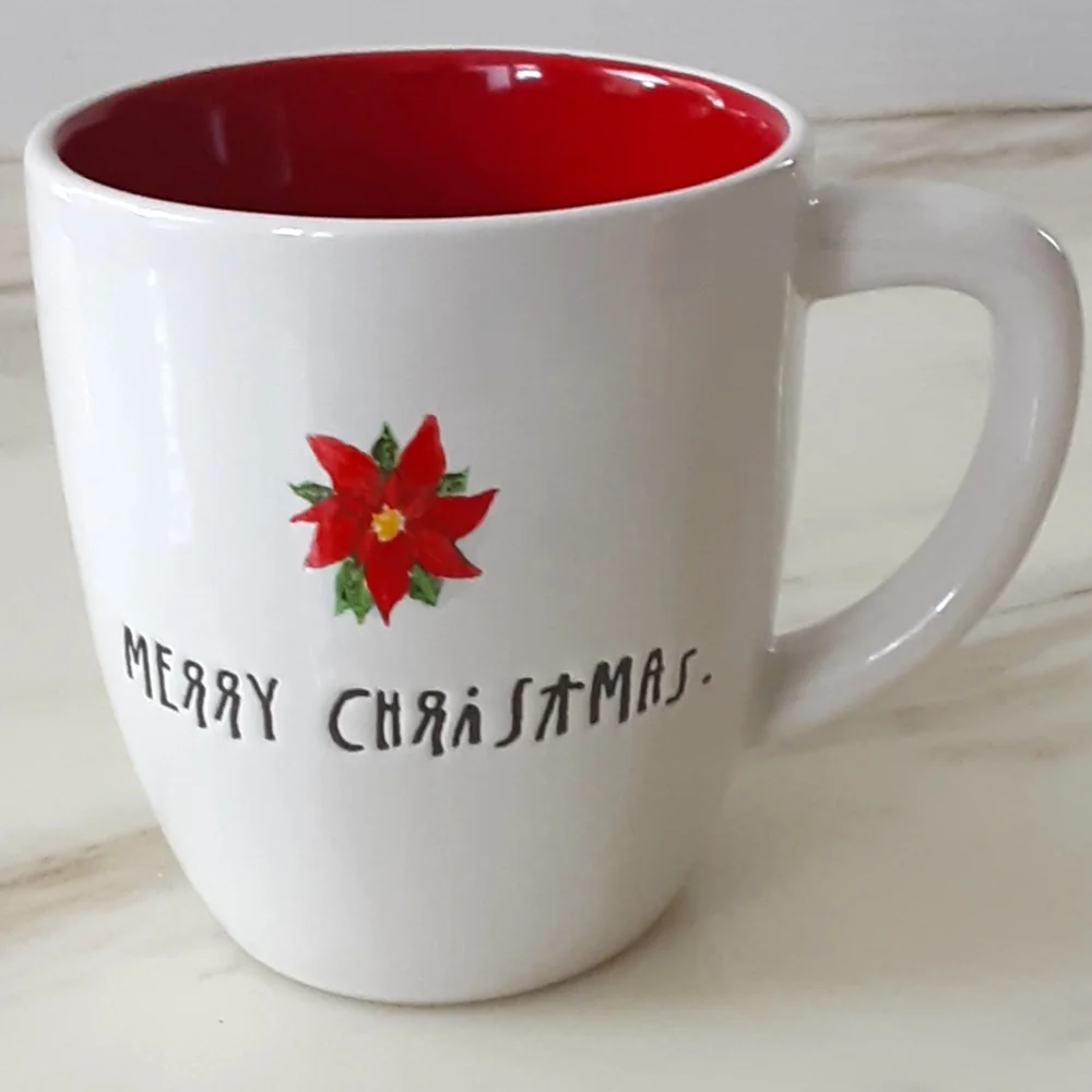 RAE DUNN Artisan Collection Merry Christmas Coffee Mug 20 oz New